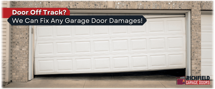 Garage Door Off Track In Location?